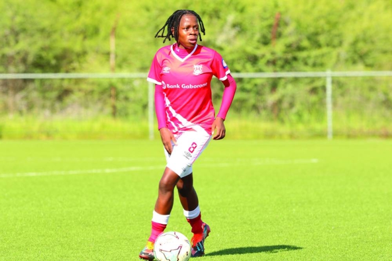 ON THE MOVE: Former Gaborone United defender, Lone Gaofetoge. PIC PHATSIMO KAPENG