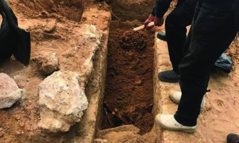 Exhumation of body