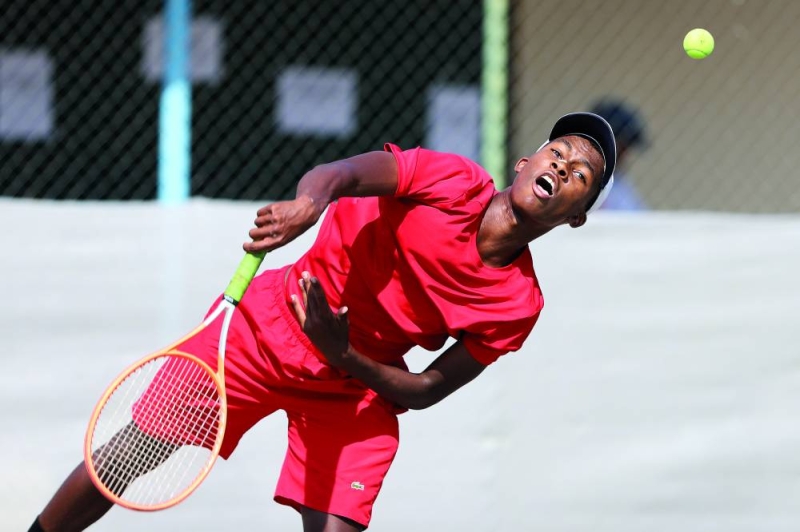 Botswana's Seed number one, Mark Nawa will get in action next week PIC.KENNEDY RAMOKONE