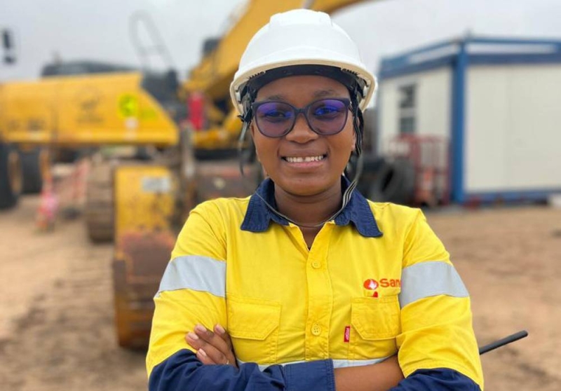 In the field; Bakang Neneketsang, who is an SHE senior at Sandfire's Motheo Copper Mine, will be amongst speakers at the upcoming Women in Mining conference