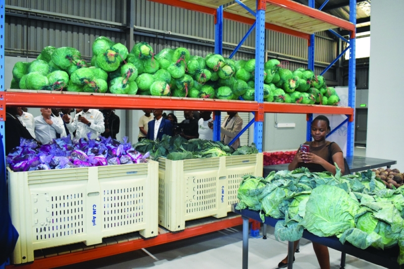 Brand new: The freshly launched Letsema Horticultural Market promises a nexus between farmers and consumers
PIC: PHATSIMO KAPENG