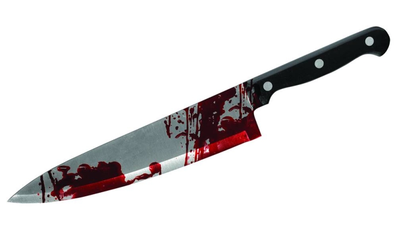 Bloody knife