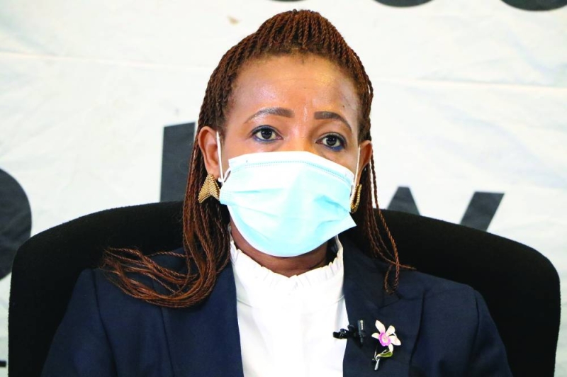 FEELING RELIEVED: Former Botswana Football Association (BFA) chief executive officer, Goabaone Taylor PIC: MORERI SEJAKGOMO