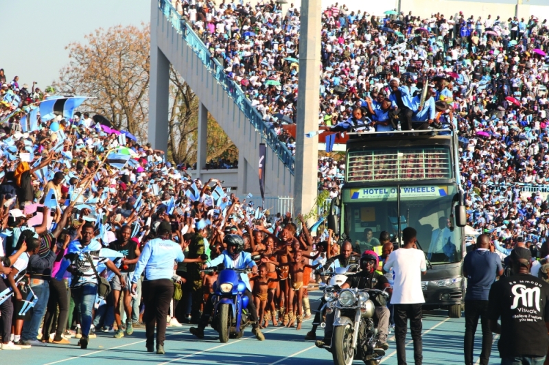 The power of sport: Heroes welcome for the Olympics team PIC: PHATSIMO KAPENG