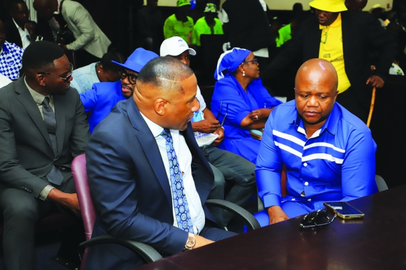 Led by Keakopa (right) Madibela-Tlhopho is an official UDC group and a project under the office of the UDC president, Boko PIC: KENNEDY RAMOKONE