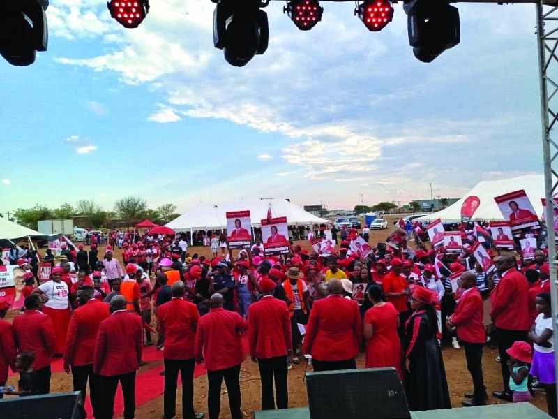 BDP launch in Francistown. PIC: LESEDI MOKHUTSHWA