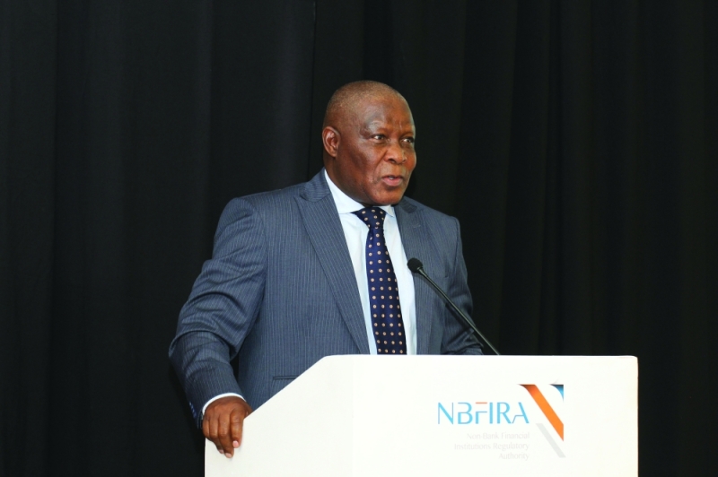 At the helm: Oduetse Motshidisi is NBFIRA’s CEO