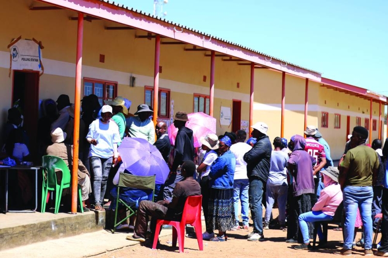 Democracy in action: Botswana recently emerged from historic elections PIC KENNEDY RAMOKONE