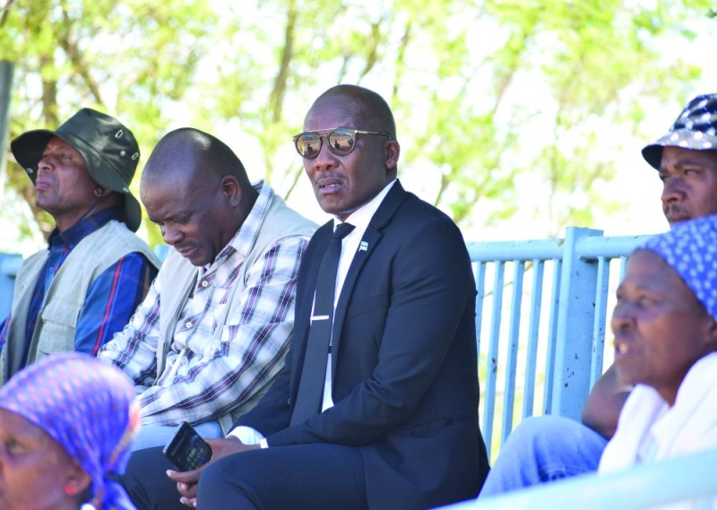 Serogola setting at the back stands during the welcome ceremony of Bangwato Kgosikgolo Ian Khama. PIC PHATSIMO KAPENG