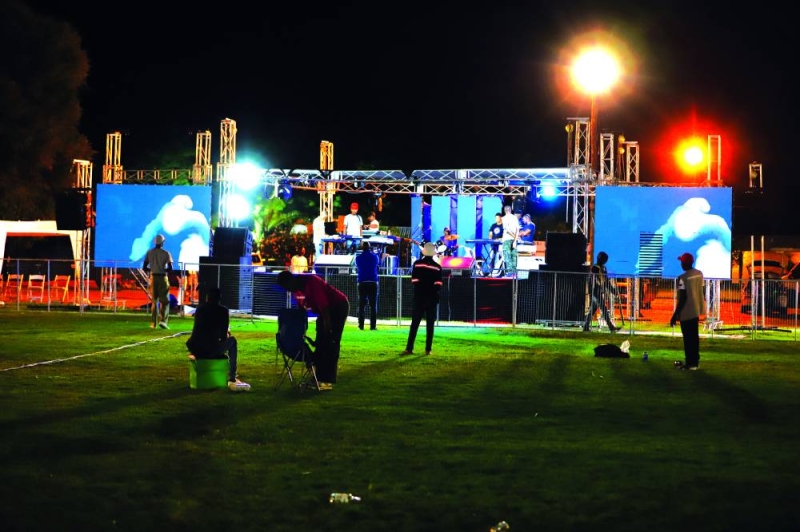 Only a handful of people attended the Dalom Music Mid Eve Music Festival PICS: KENNEDY RAMOKONE