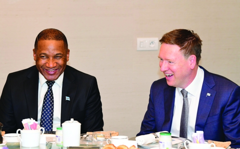 Al Cook, credited President Boko’s government with sealing the long-running talks PIC: DGB