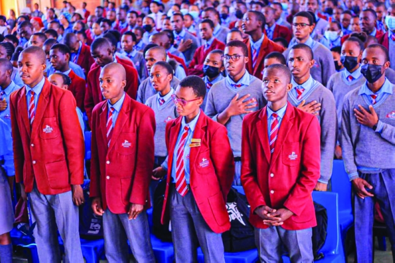 Top: SRSS is the cream of the BGCSE crop despite experiencing challenges amongst them lack of electricity