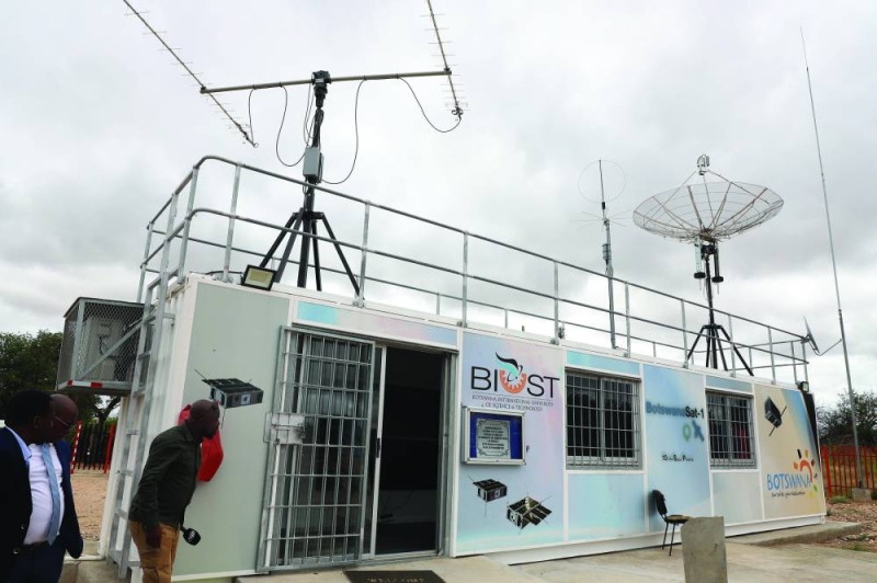 BOTSAT Ground Station at BIUST in Palapye is ready to recieve and collect information from the satellite. PIC MORERI SEJAKGOMO