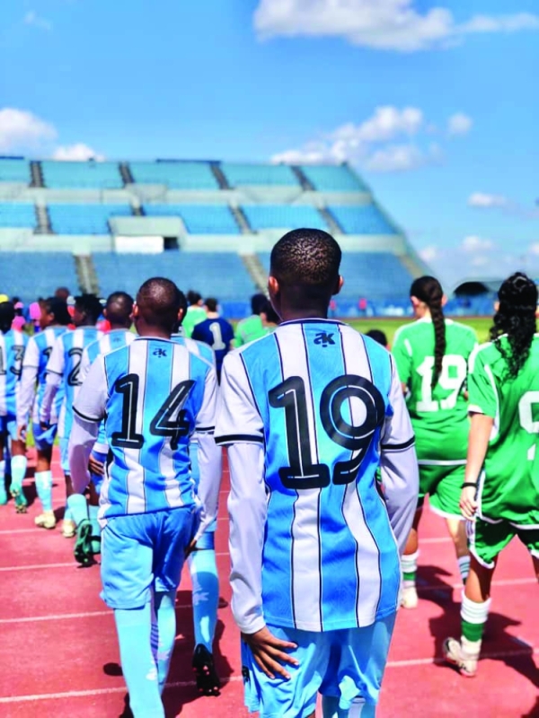 Walking into a challenge: The Young Mares face Algeria in the second leg on Sunday PIC: BFA