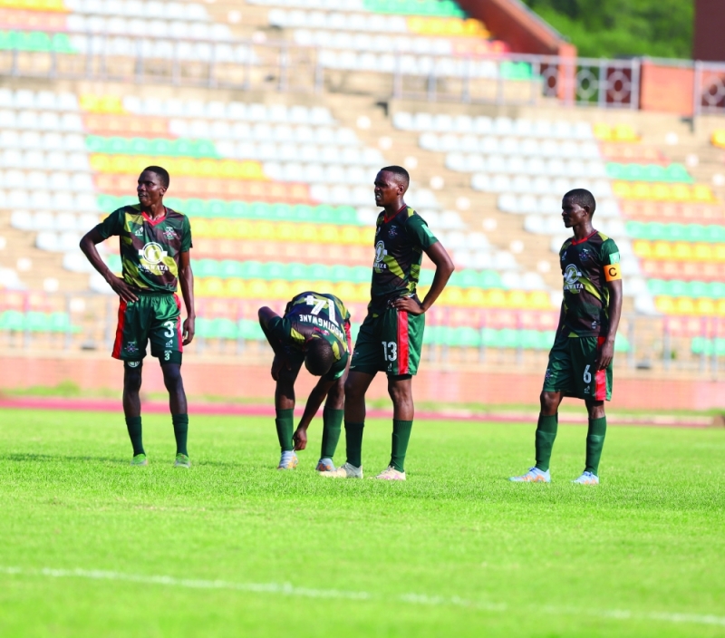Dejection: BDF XI’s season has been full of frustration PIC: PHATSIMO KAPENG