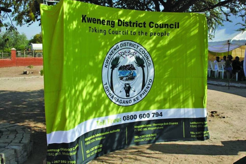 Kweneng District Council banner.PIC.KDC