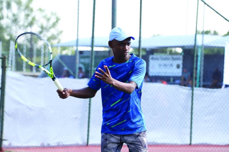 RISING STAR: Tinashe Phatshwane registered his first ranking points during the just ended ITF World Tennis Tour J30 held at the National Tennis Centre in Gaborone PIC PHATSIMO KAPENG