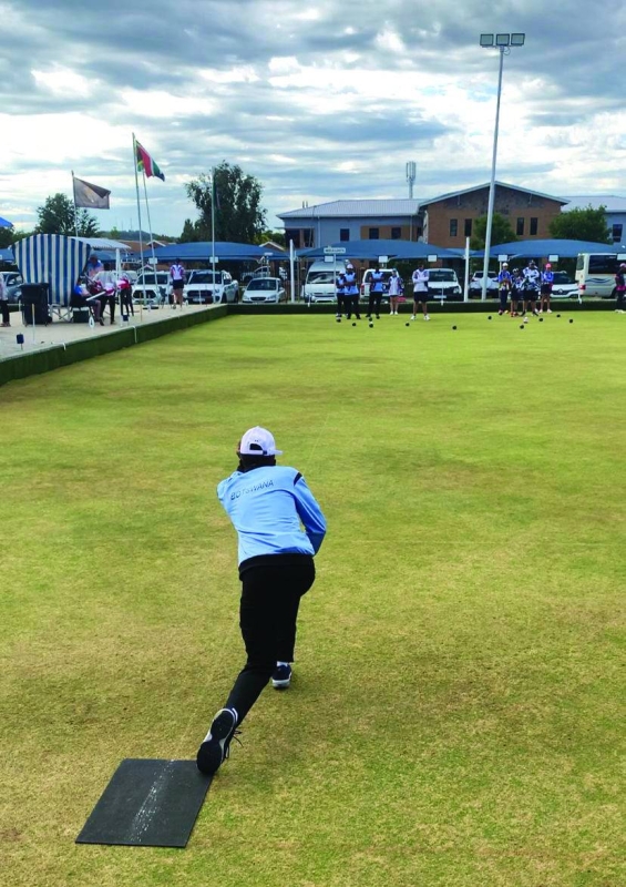 On a roll: Nyoka in action