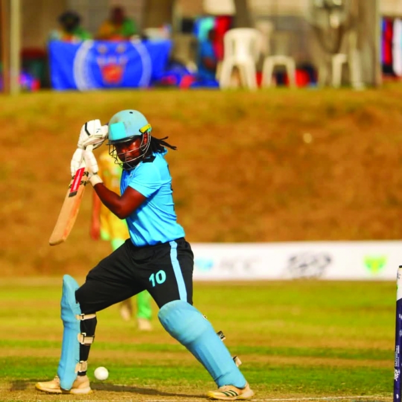 Stroke-making: Motlhanka has signed for English side, Cleeve Cricket Club PIC: SUPPLIED