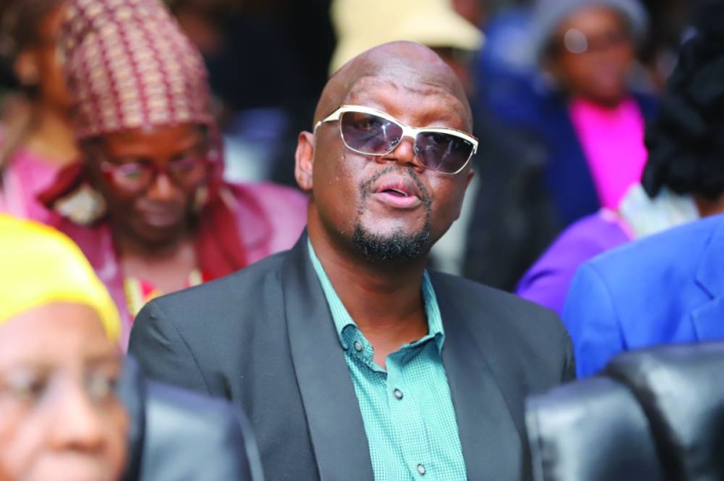 Hilarious:Ropse spewed out theatrics that lit the funeral