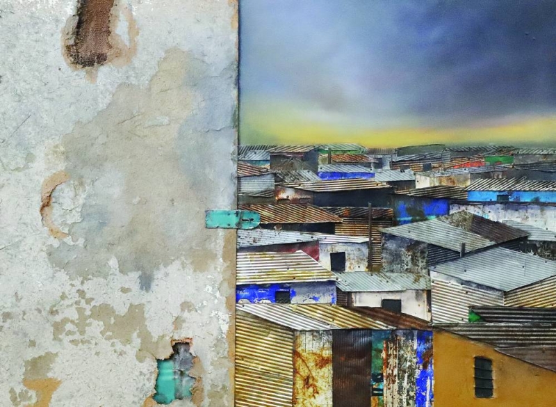 Visual artist turns street scraps into heartfelt homes