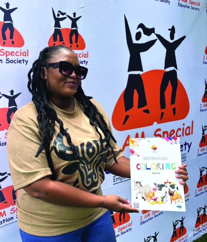 Loretta Mekgwe spreads love through Art, Service on Valentine’s Day