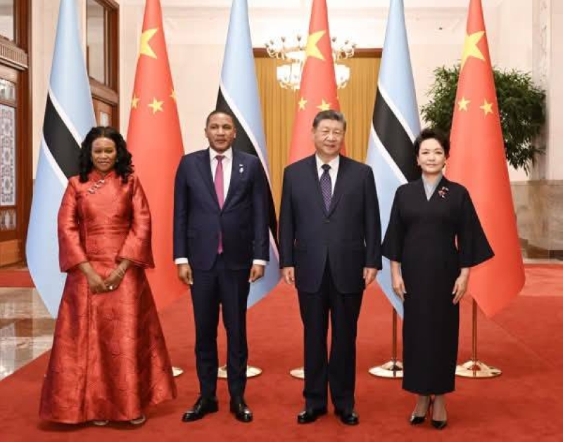 Xi Jinping Holds Talks with Botswana’s President Duma Boko in Beijing