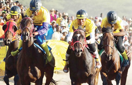 Fast and Furious: Competitors during a previous Mascom Derby