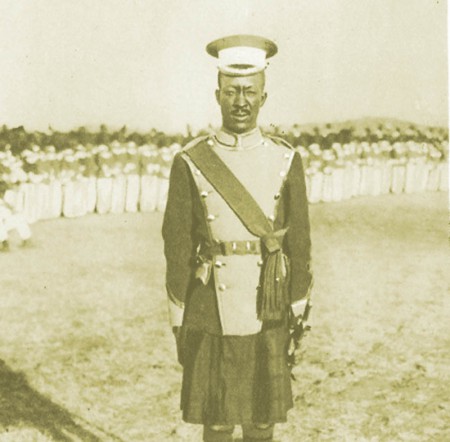 The Commandant of the Kilted Tribe- Serowe Bechuanaland