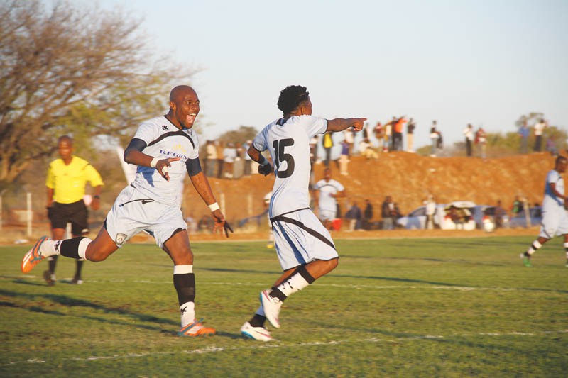 Gunners' delight: Extension Gunners' new boys, Mogomotsi Mokoka (left) and Tshegofatso Chimuku have been a revelation in the pre- season. KENNEDY RAMOKONE