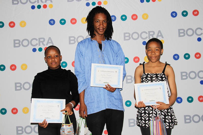 Leano Ranko, Karabo Tlhagale and Bame Manyanda.PIC.KENNEDY RAMOKONE