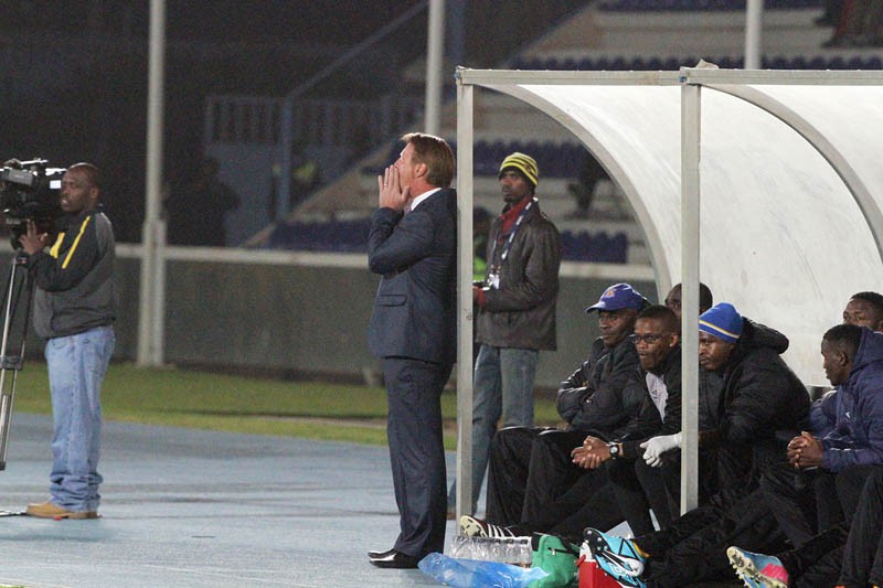 Not impressed: Rollers coach, Mark Harrison was not impressed with the Selibe- Phikwe Stadium turf