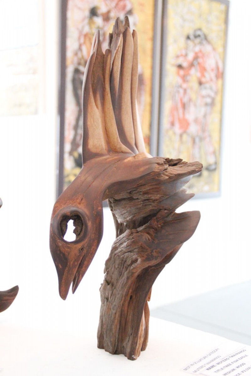 Mutero Twaimango won the sculpture category