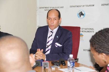 Fighting on: Khama is leading the battle to adapt to climate change. PIC: KENNEDY RAMOKONE