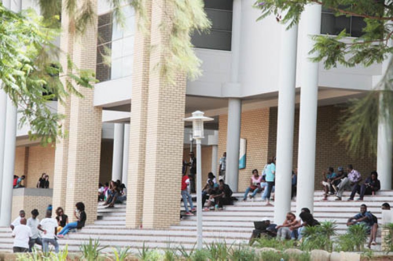 Blissful: UB students are blissfully unaware of a raging conflict between academic staff and the deputy vice chancellor