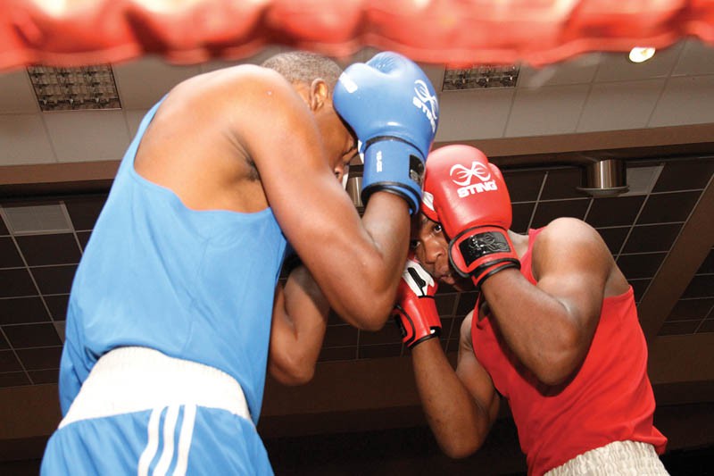 New broom: young boxers proved their mettle during the inter- clubs championships held at University of Botswana on Saturday