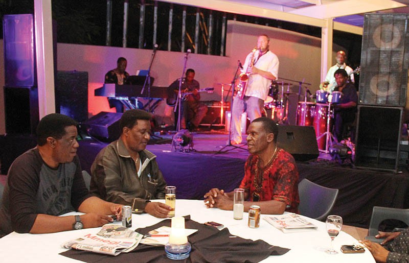 Trans Kalahari Quintet perfoming at the Pavilion restaurent