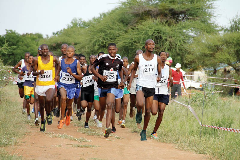 On the move: marathon runners