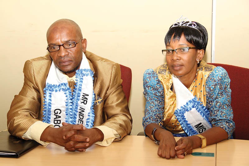 Mr and Miss Independence Gaborone District, Lyndon Mothusi and Boikhutso Shawe