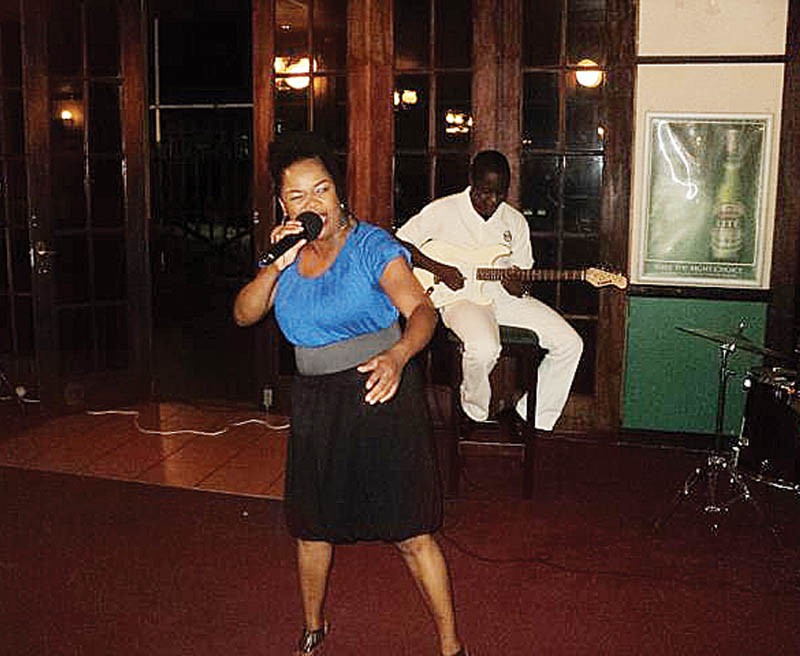 Taukobong performing in one of the local hotels