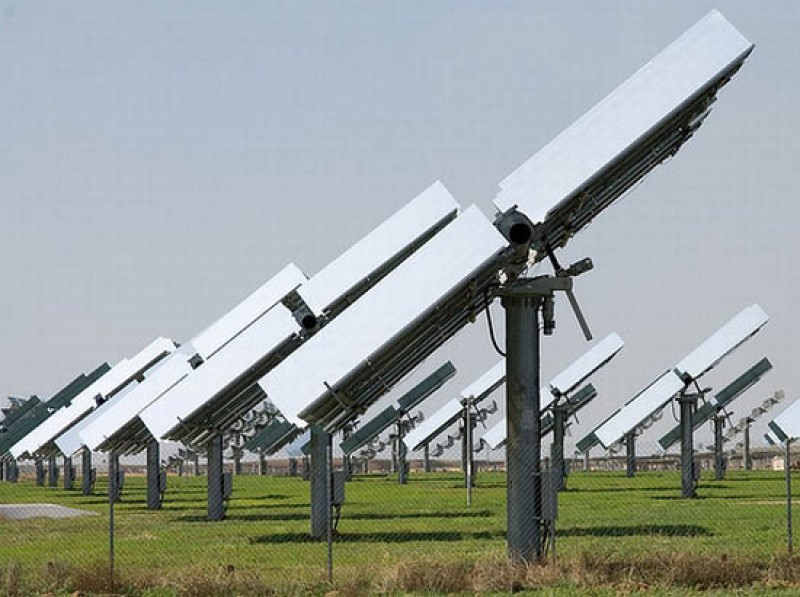 a solar power plant