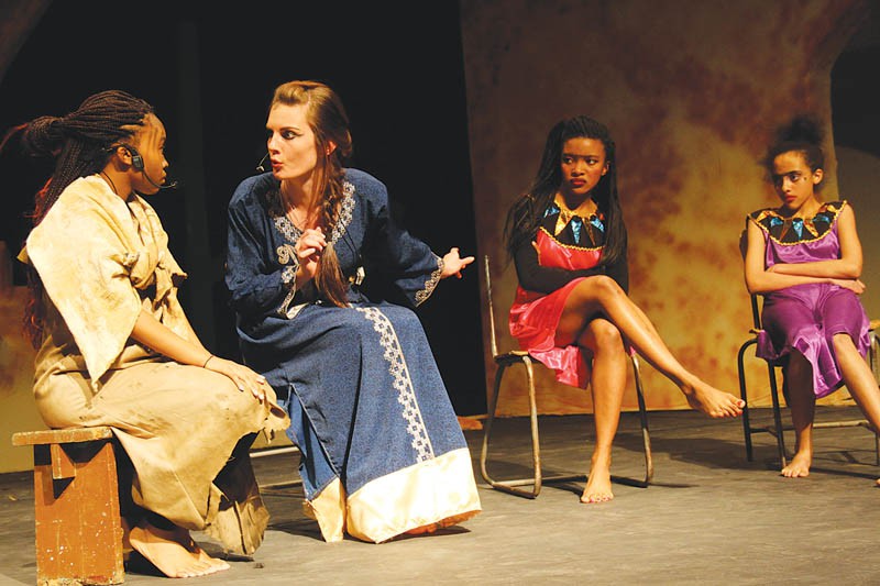 A captivating moment during the play Kurana. PIC: KENNEDY RAMOKONE
