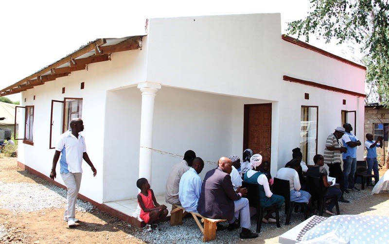 Helping hand: The house built for Ketogetse Makanye by the social club: PIC: KEOAGILE BONANG