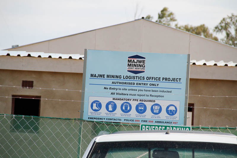 Employees of Majwe Mining engaged in a peaceful demonstration this week complaining about poor working conditions