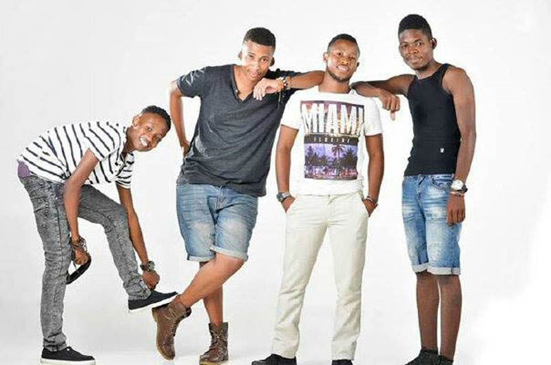 Roy K on the far right with his band mates