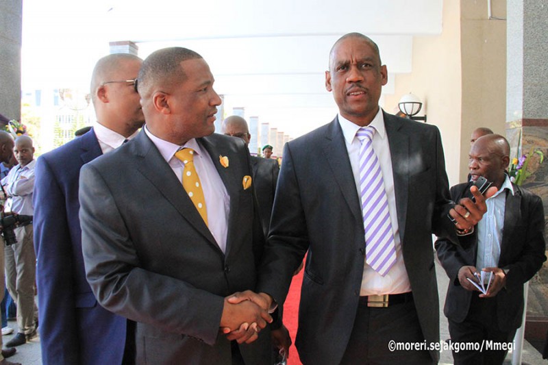 Duma Boko and Dumelang Saleshando