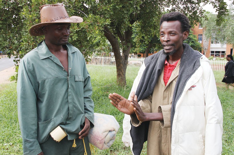 Timothy Yamin and Musa Mohammed Isabirye.PIC: MORERI SEJAKGOMO