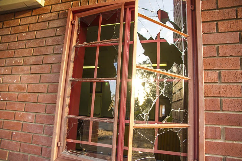 Matsha College Staffroom was vandalised on last week Friday by Form 4 students