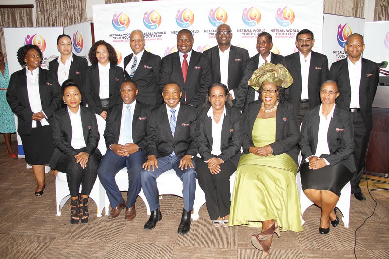 Netball World Youth Cup Gaborone 2017 local organising committe.PIC: KENNEDY RAMOKONE