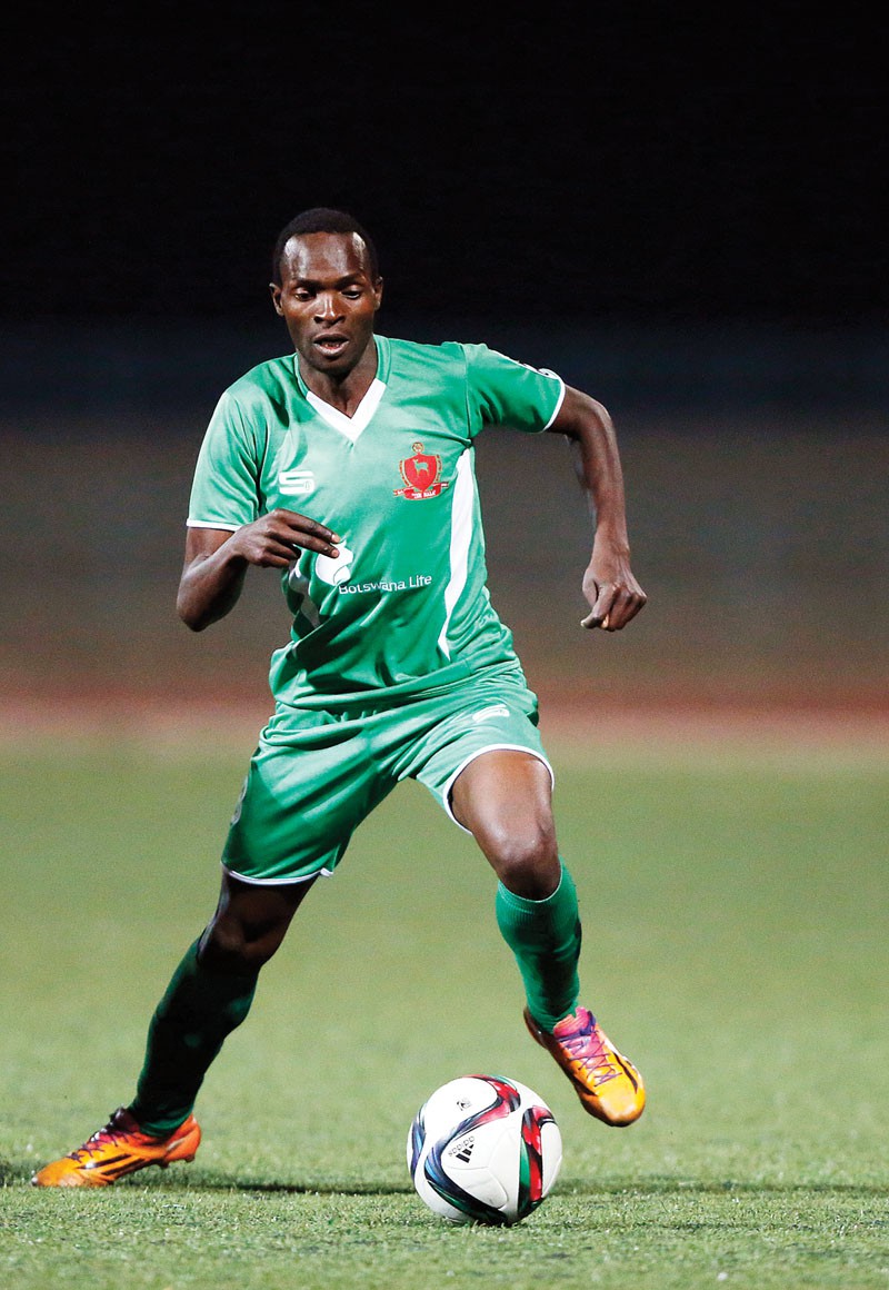 Double delight: Masitara scored a brace. PIC: KABO MPAETONA
